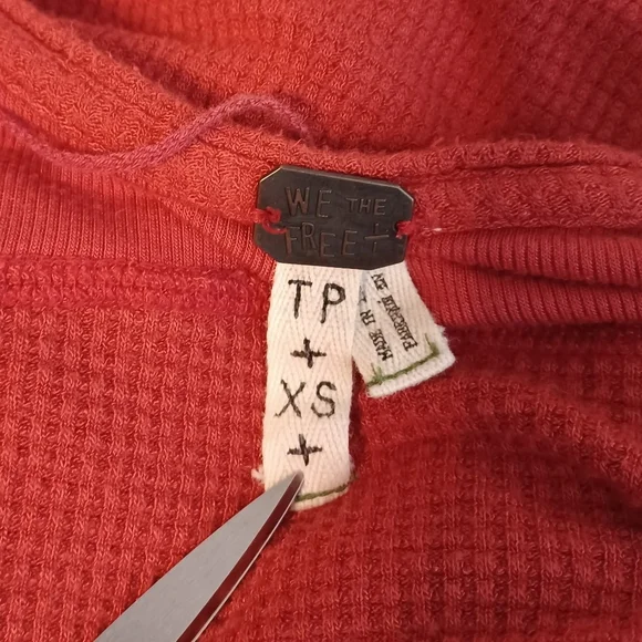 Free People Waffle Knit Distressed Sweater - Picture 9 of 13